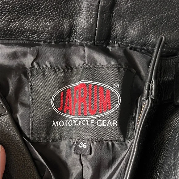 Men's Black Leather Pants